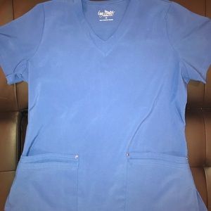 Royal Blue Super Soft Scrub Top